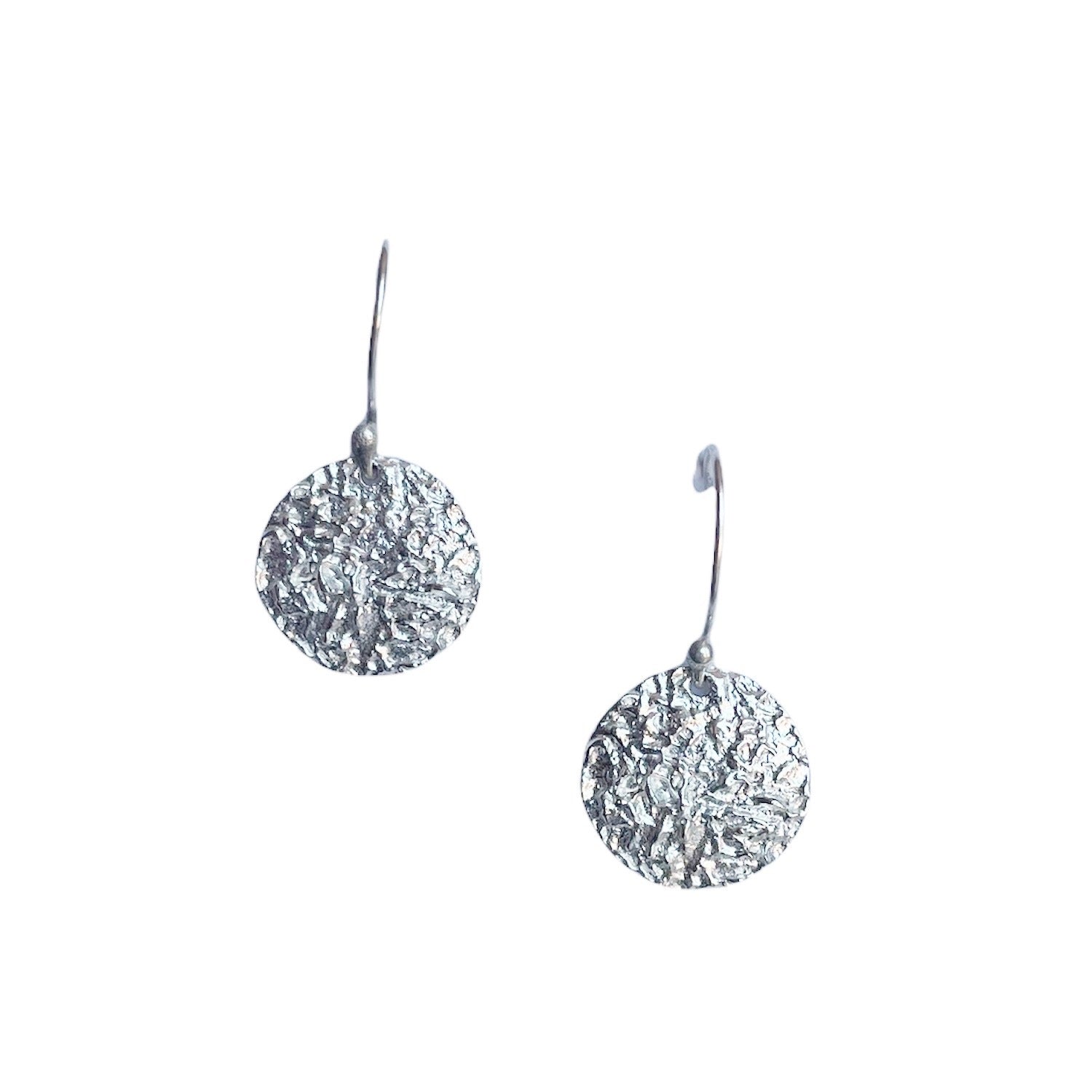 Dessa Everyday Basics Disc Earring Silver