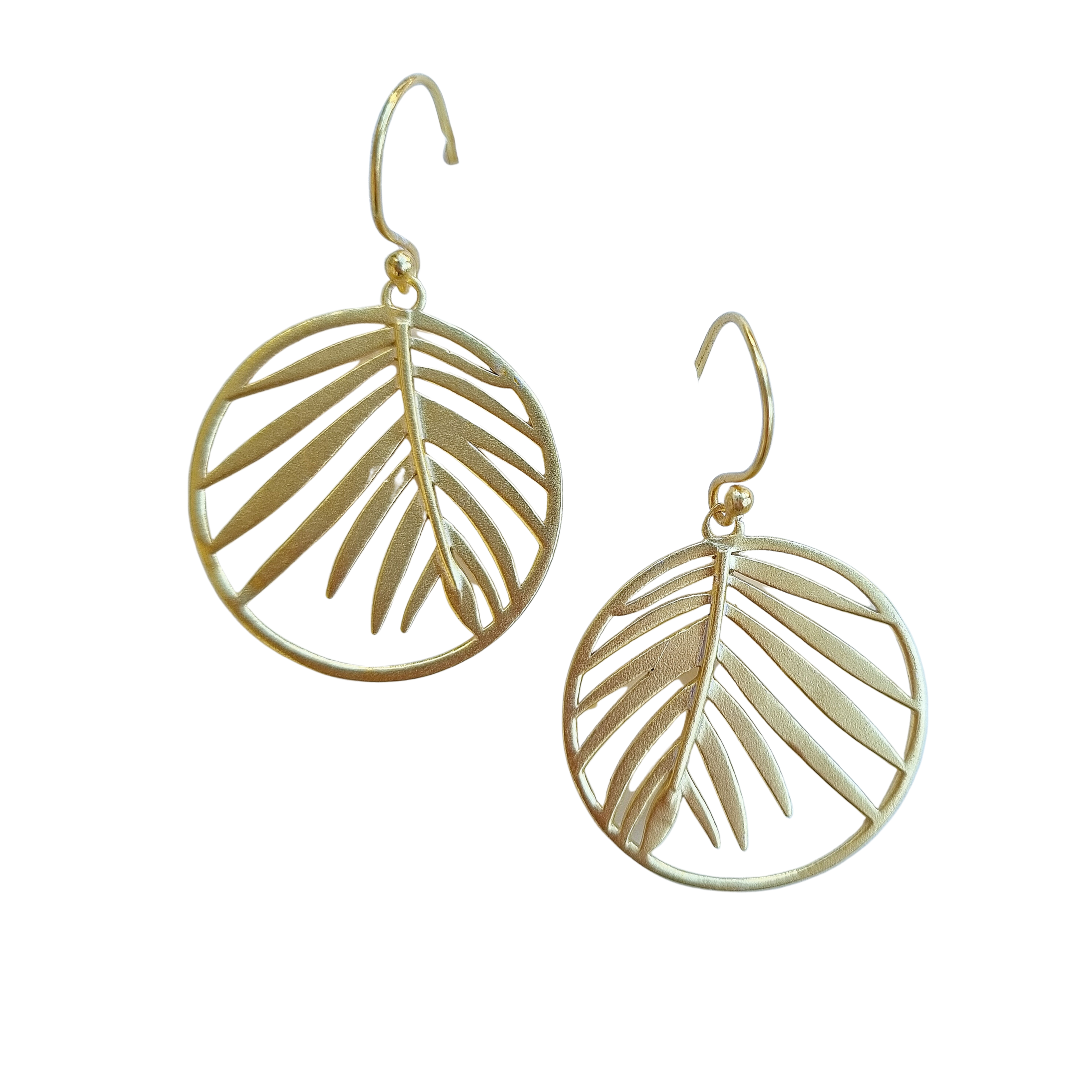 Beatriz Brass Earring Gold