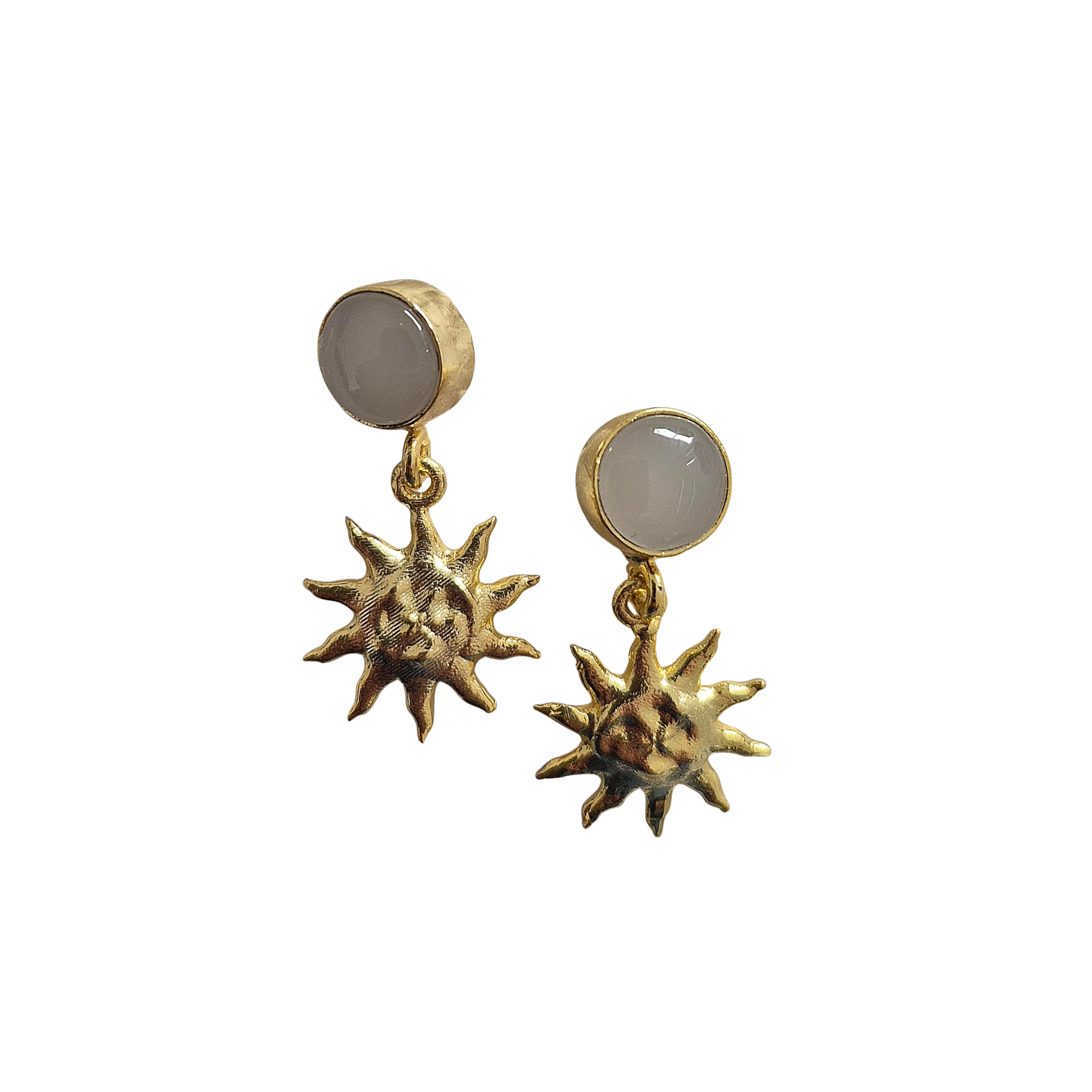 Natural Stone Gemstone Earring White EA20534WH