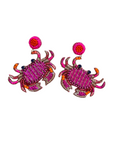 Beaded Earring Crab EA1207