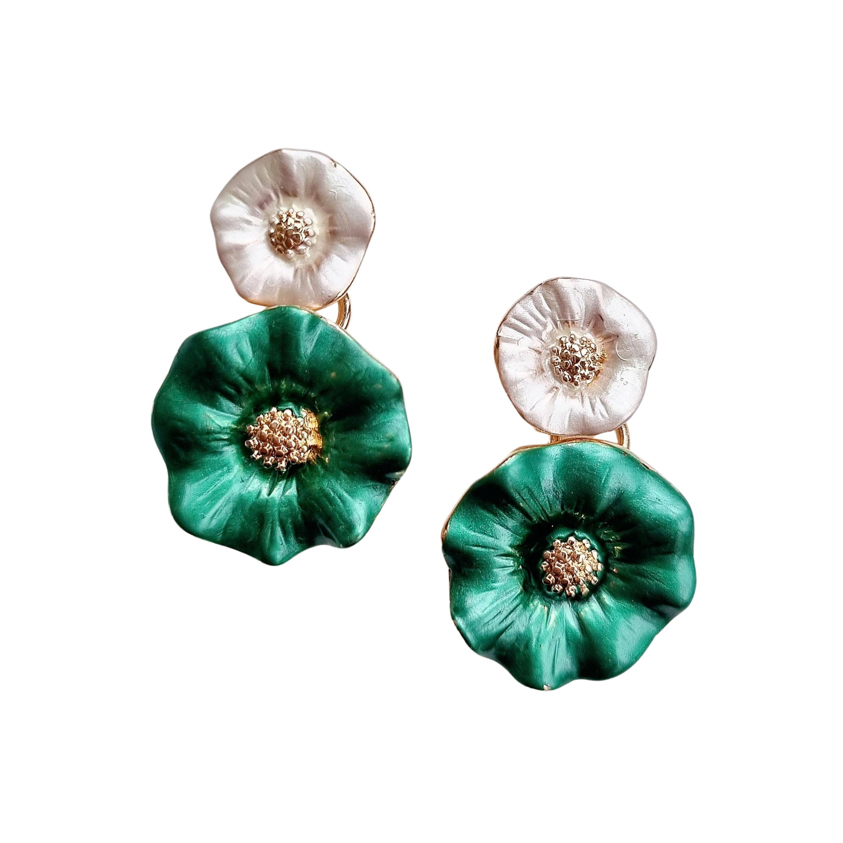 Floral Earring EH0068GREEN