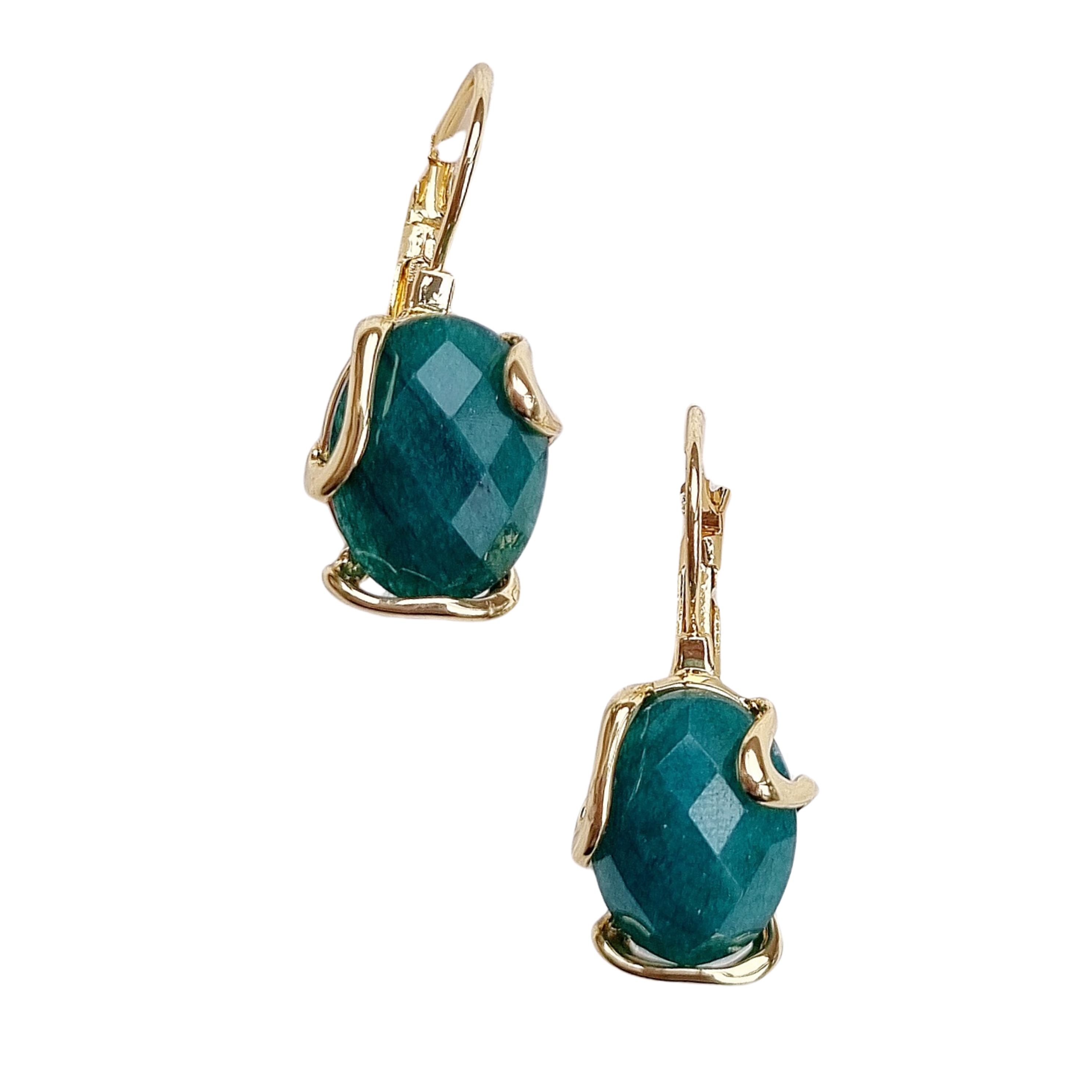 Natural Stone Earring EH888EMERALD