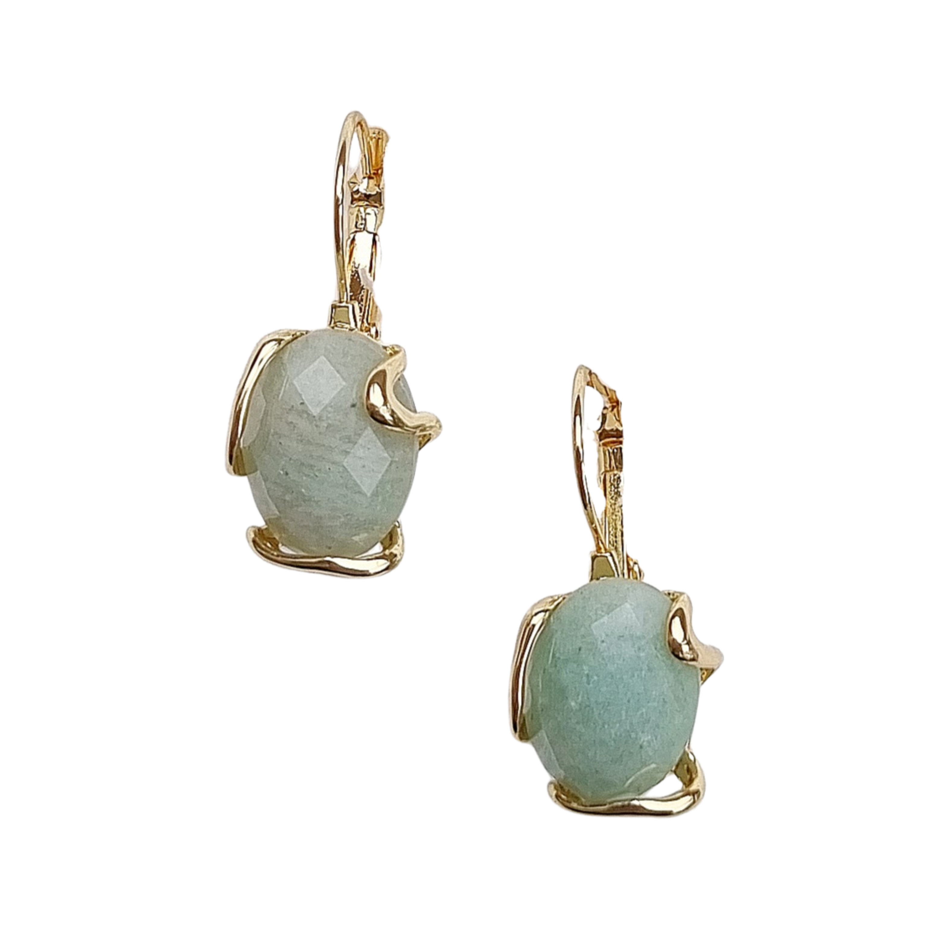 Natural Stone Earring EH888MINT