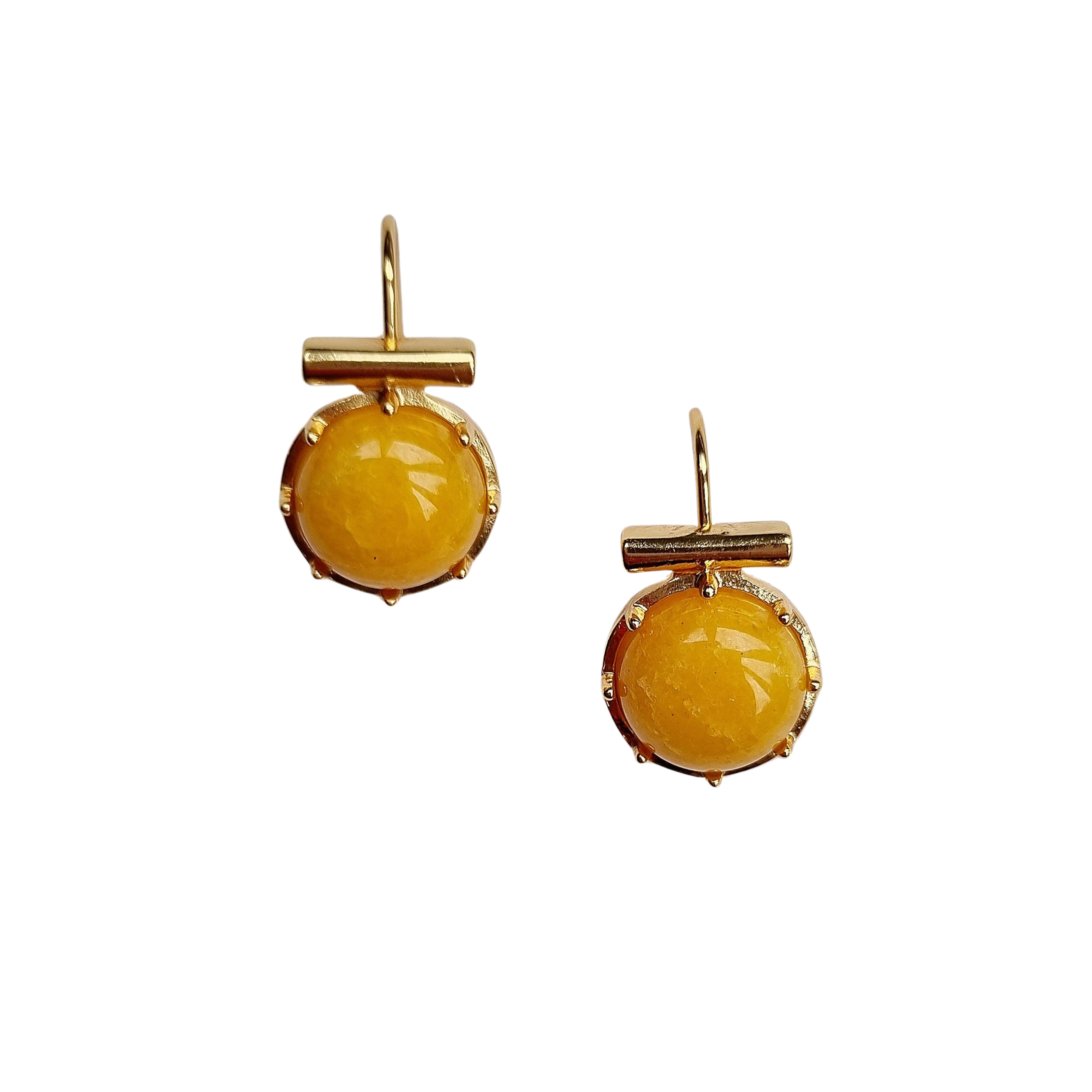 Electra Stone Earring Yellow