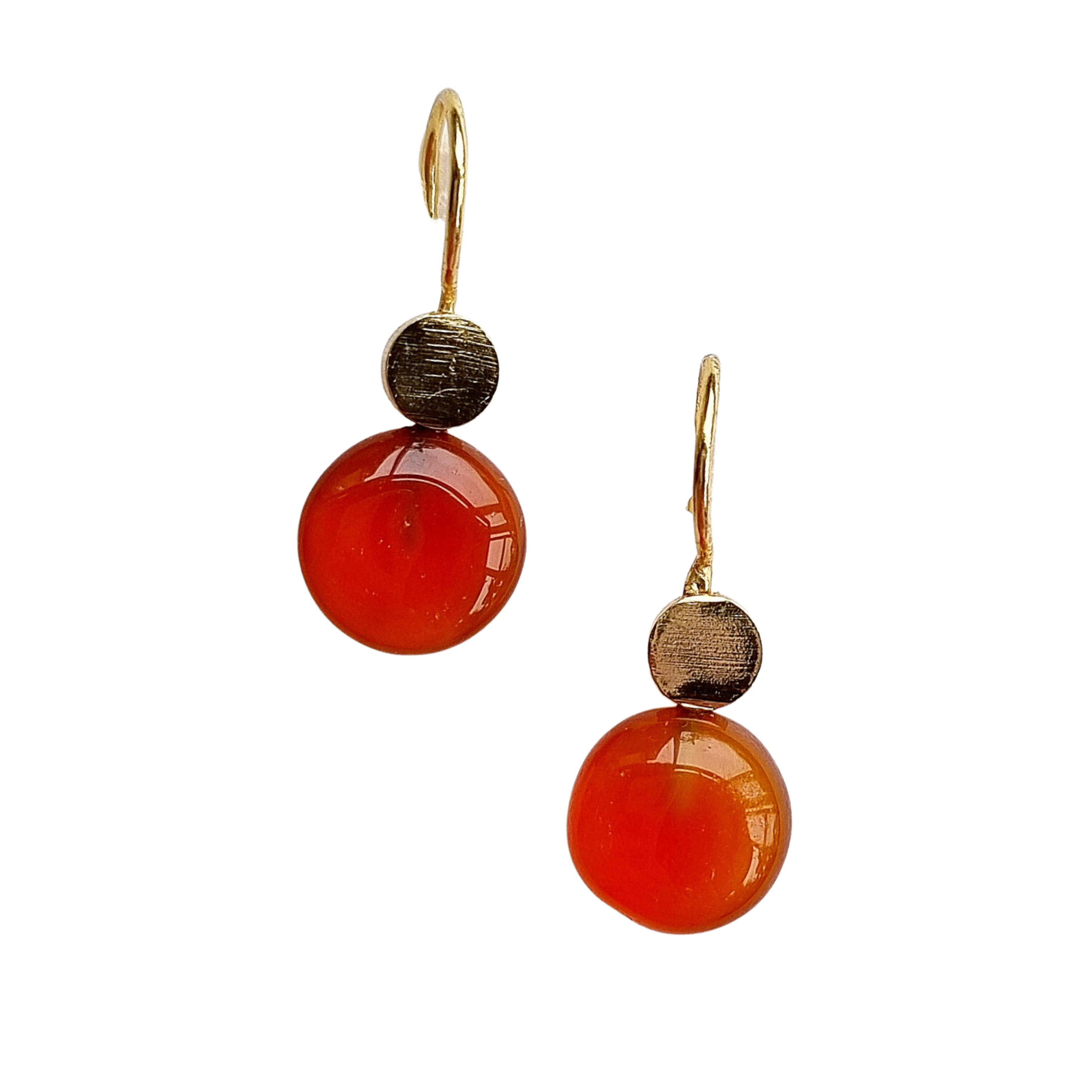 Lainie Pearl Earring Orange