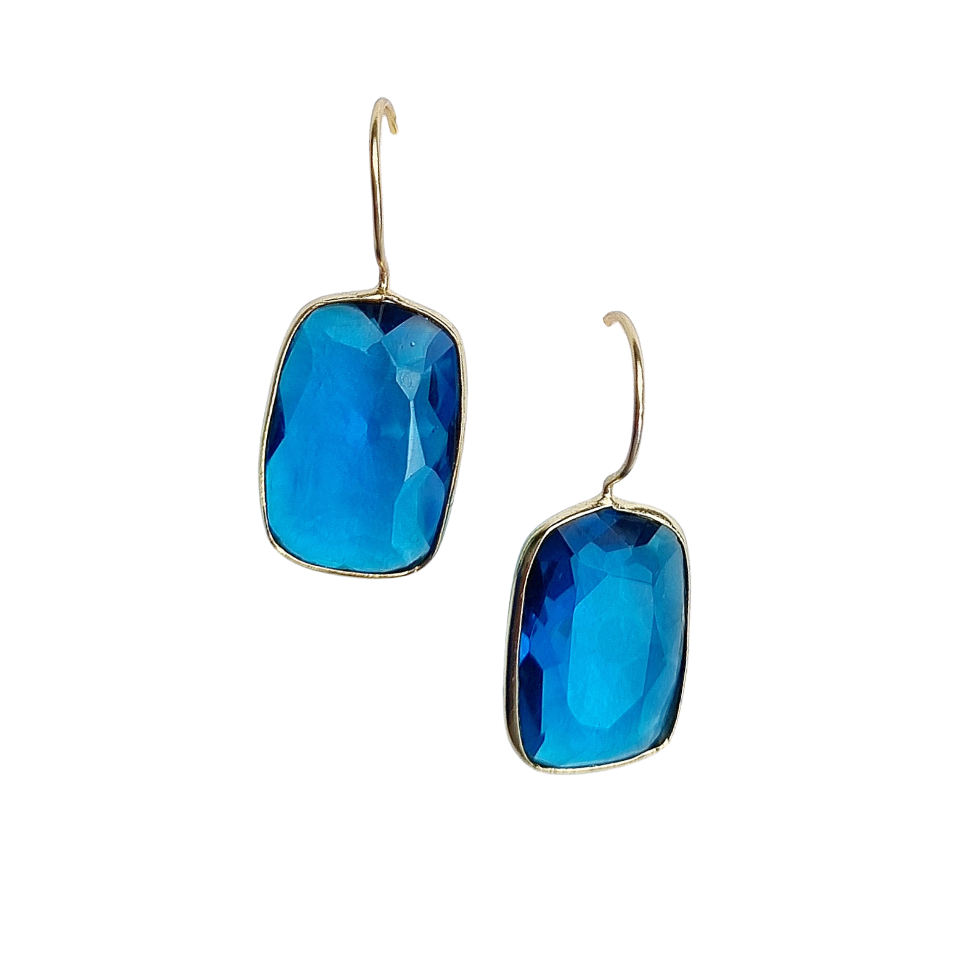 Janita Gem Earring Blue