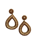 Beaded Earring GR1693NATURAL