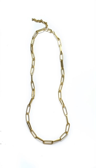 Cardi Gold Large Chain Link Necklace