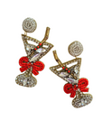 Beaded Christmas Earring GR9766