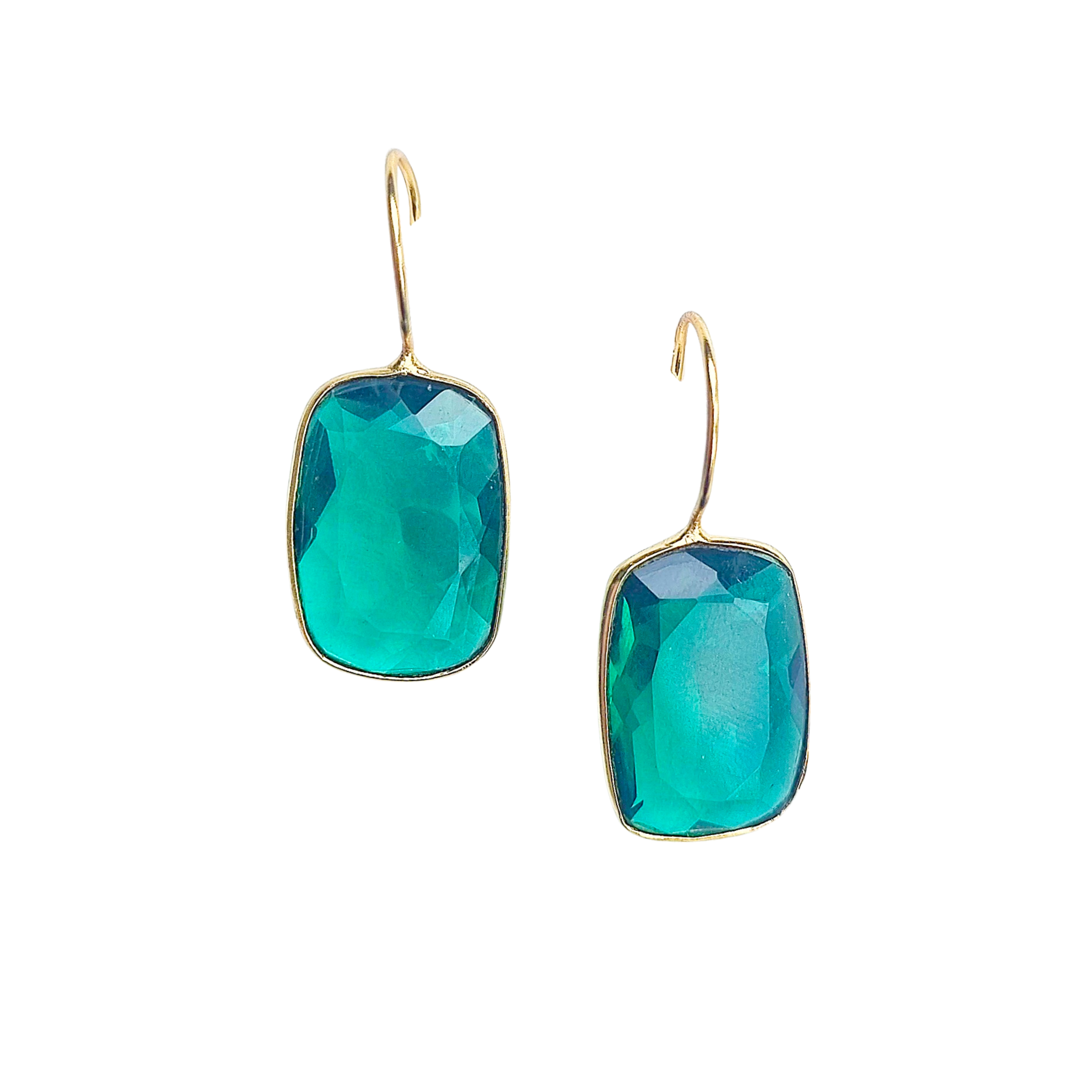 Janita Gem Earring Green