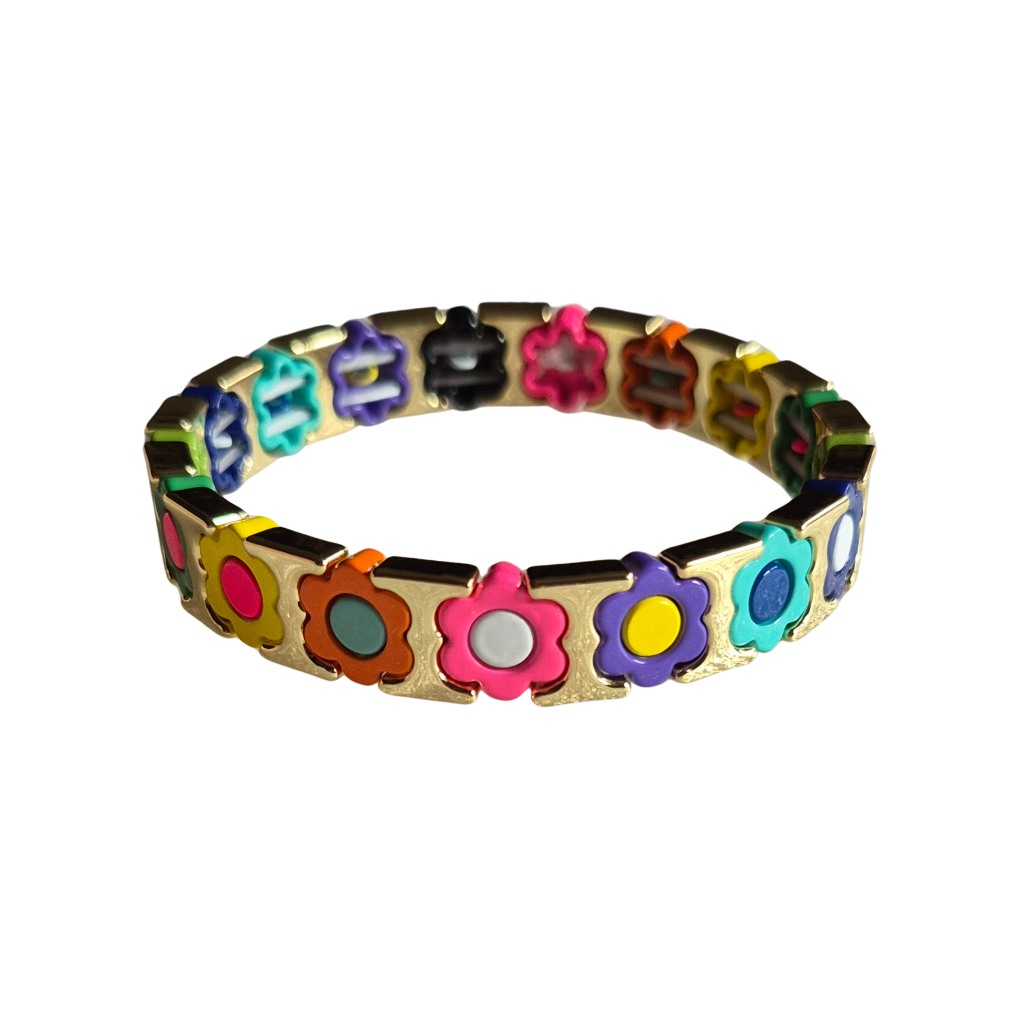 Colourful Bracelet HQ1 I Gold Multi