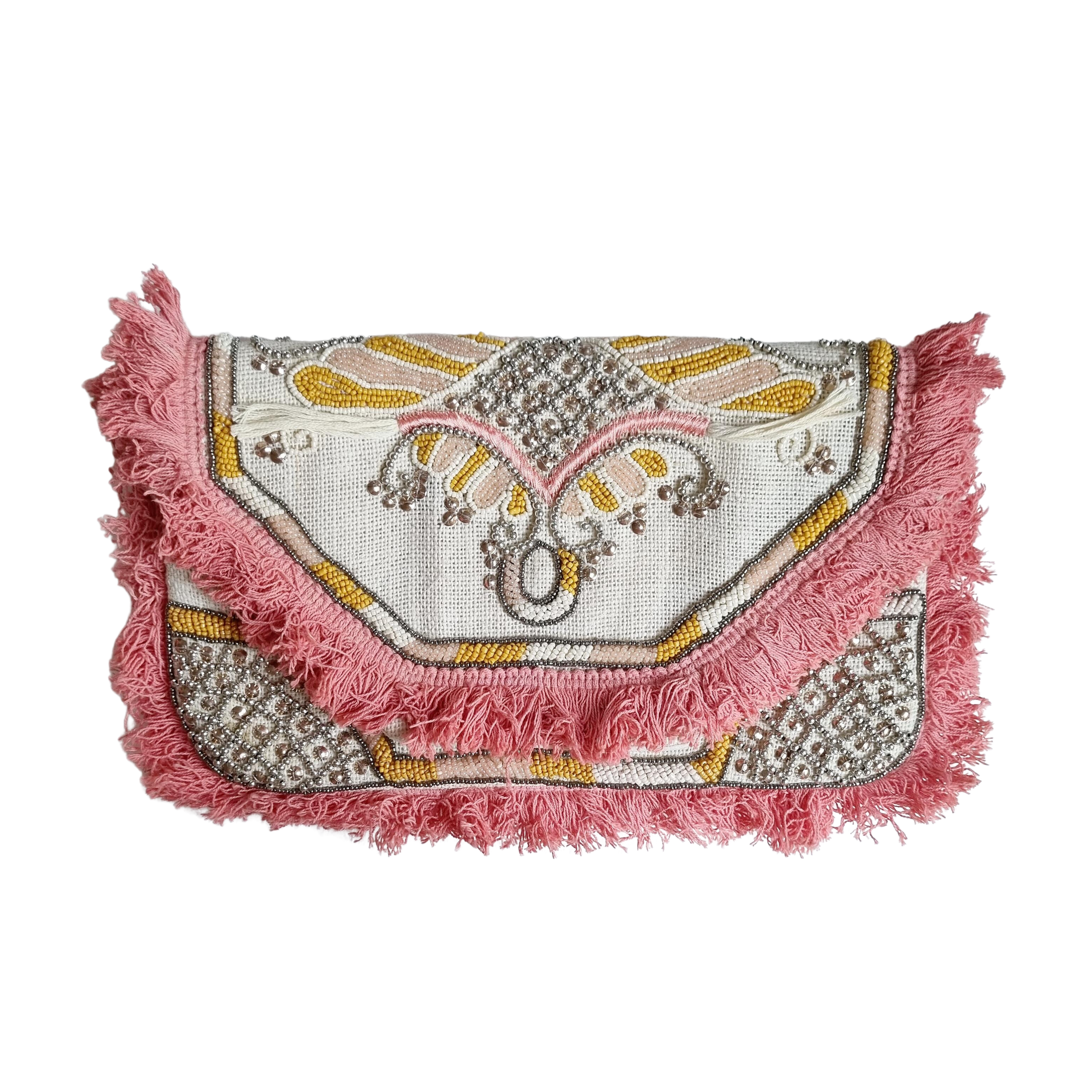 Jute Beaded Clutch TOI5527