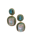 Beaded Statement Earring E35810BLUE
