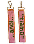 Beaded Keychain Tiamo Love K3586
