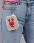 Beaded Pouch Keychain KEY1564