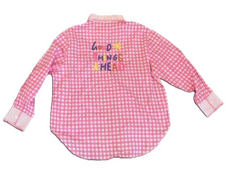 Pure Cotton Shirt Pink Small Medium KS19002ASM