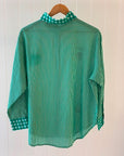 Pure Cotton Shirt Green Small Medium KS19022BSM