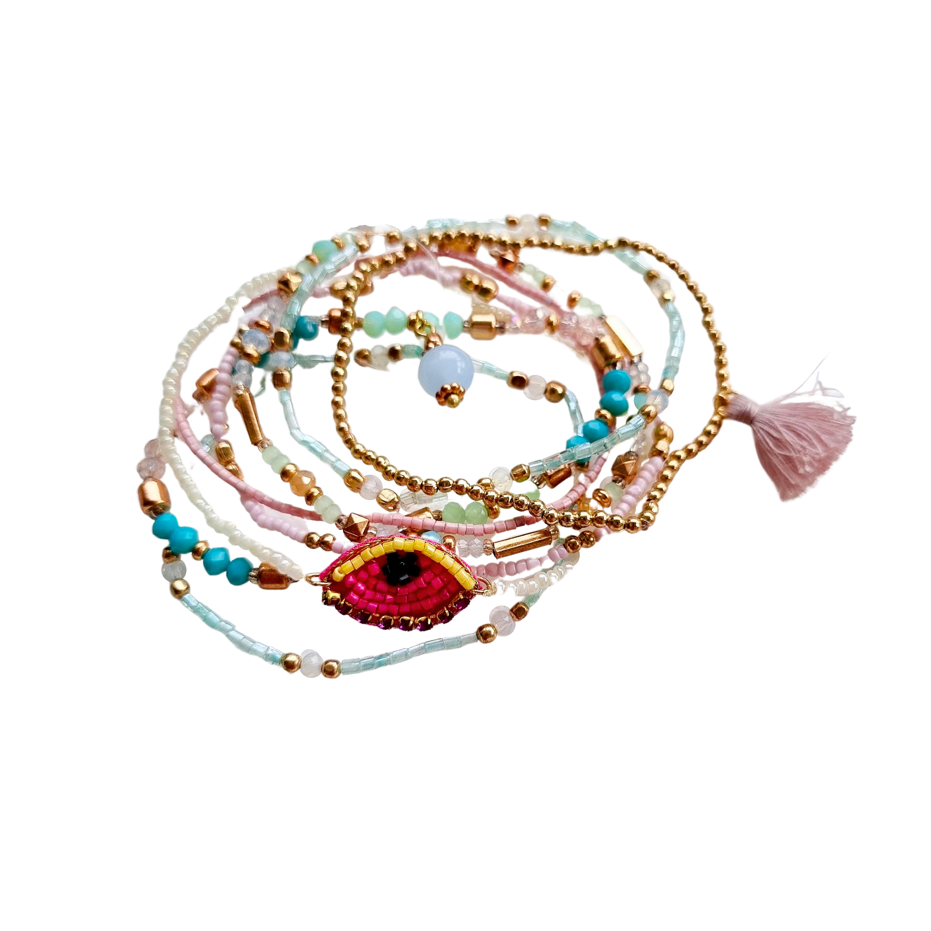 Fiji Beaded Bracelet Set