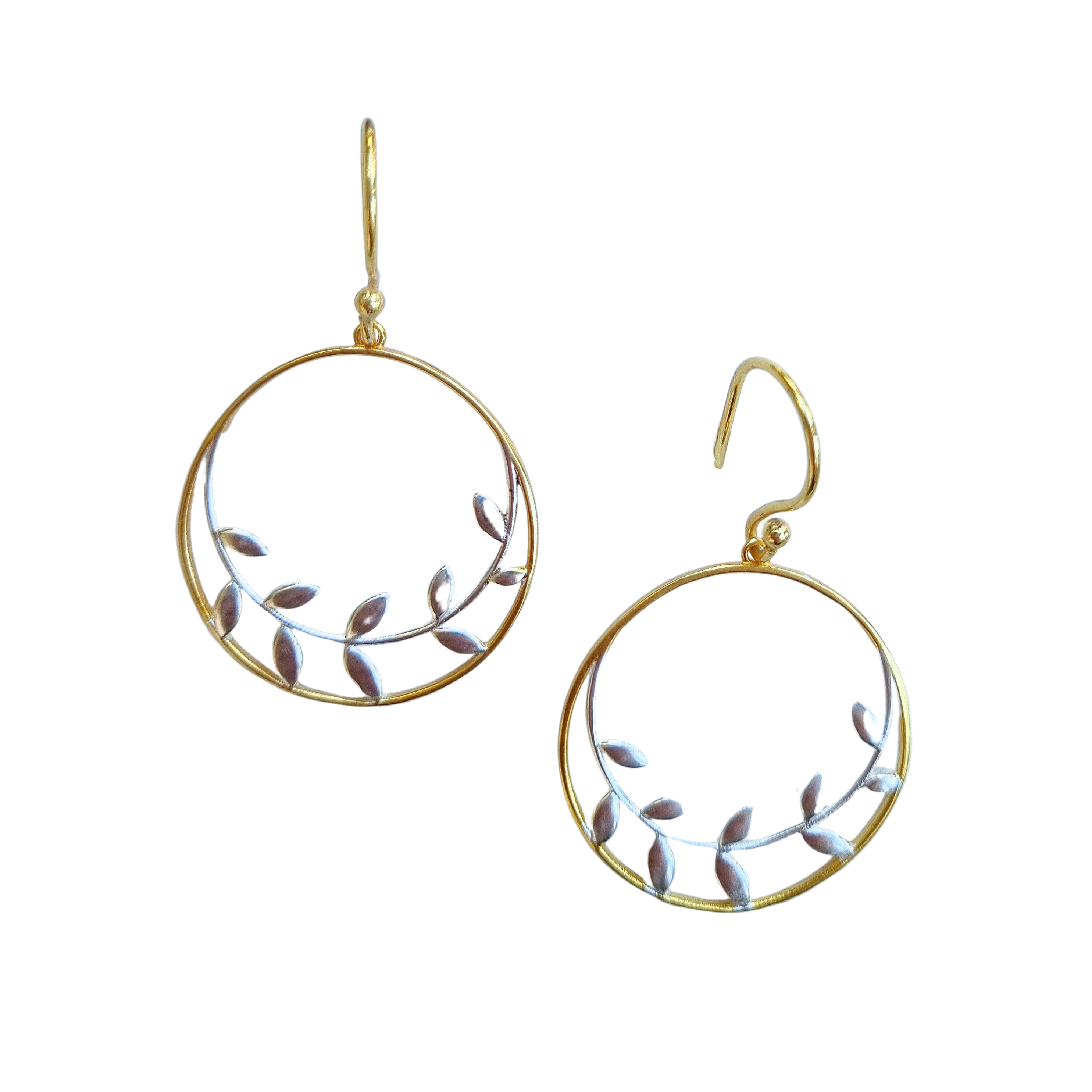 Brynlee Brass Earring