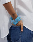 Resin Bangle Set Blue BR23BL