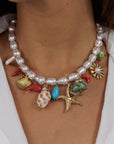 Pearl Charm Necklace STN41818