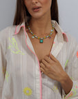 Beaded Charm Necklace STN16600