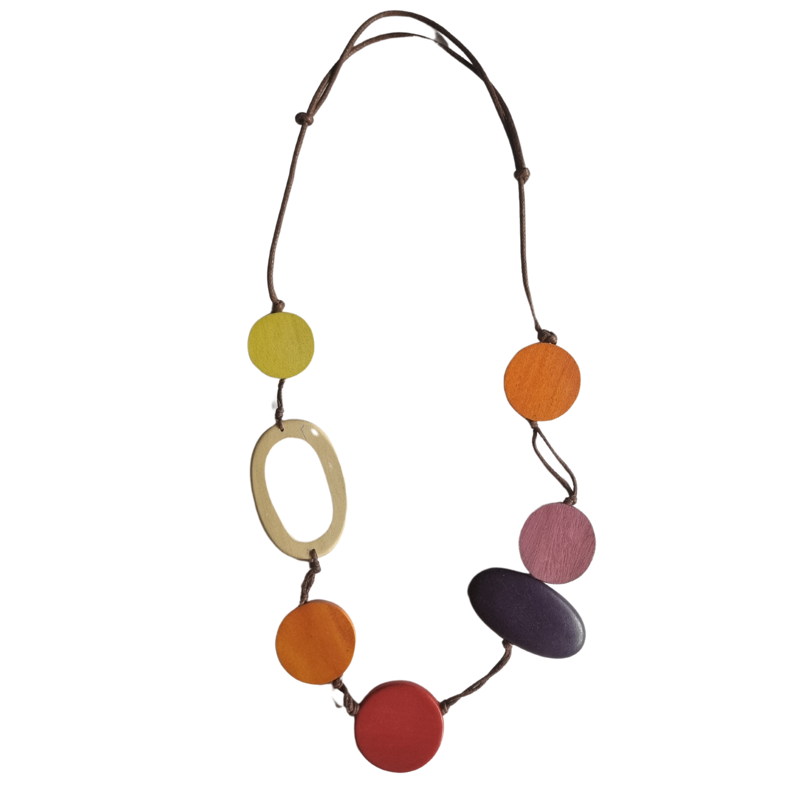Ashby Wooden Necklace Multi