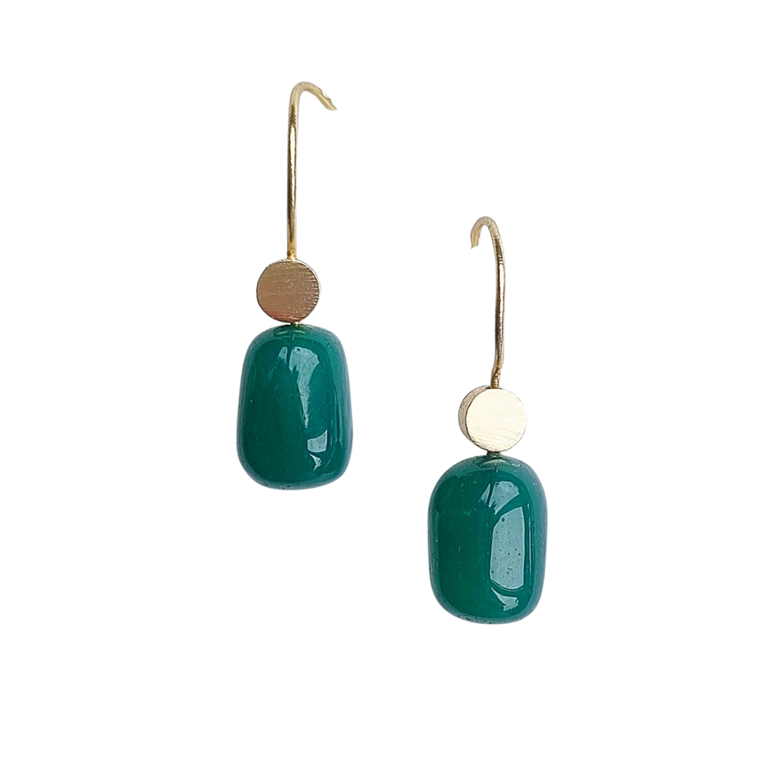 Nehara Stone Earring Green