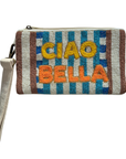 Beaded Cotton Clutch PRS3160