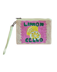 Beaded Pouch SC1487 Limon Cello