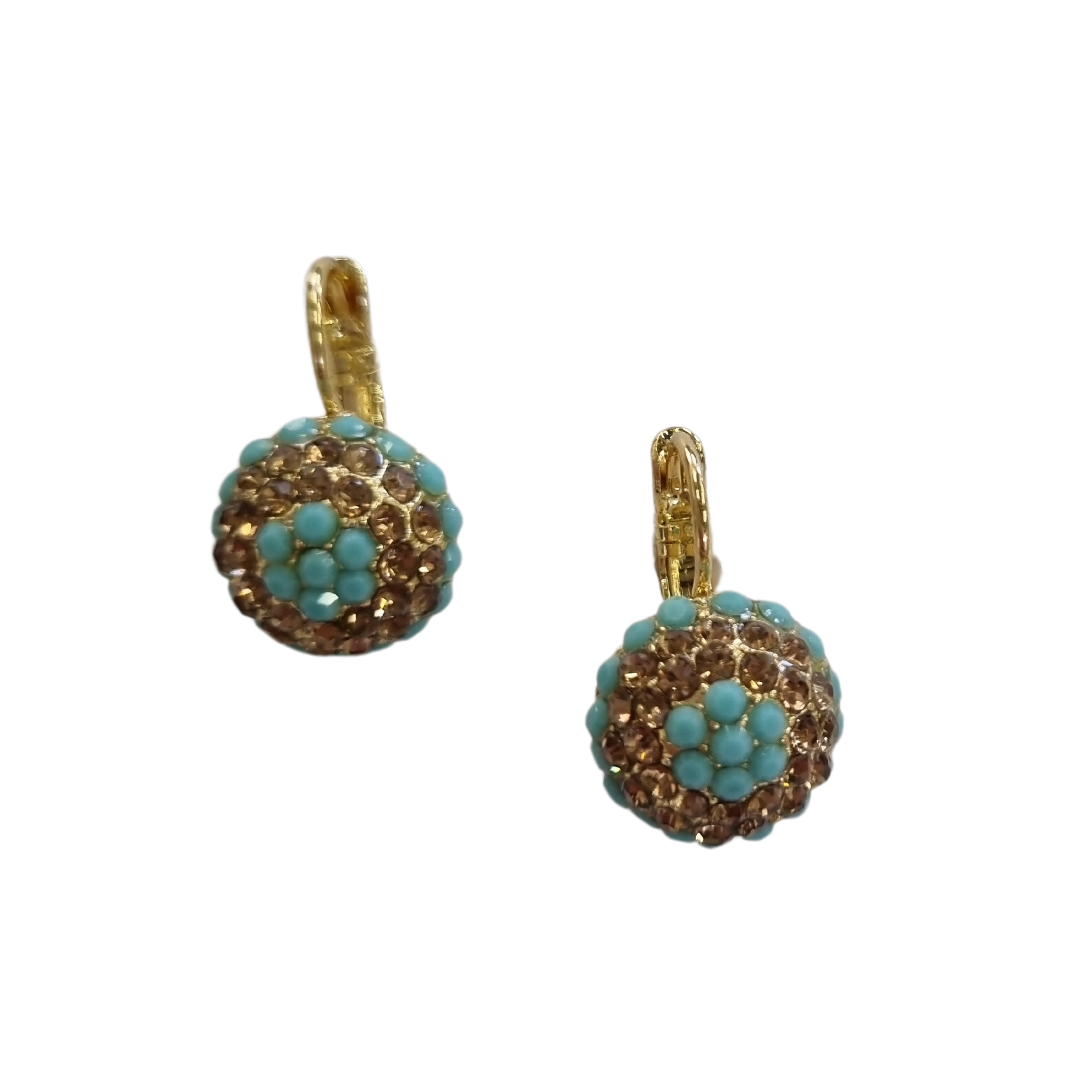Rosie Zircon Flower Earring Blue
