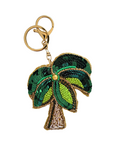 Beaded Keychain Palm Tree SKBO534