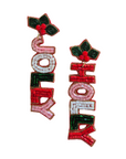 Beaded Christmas Earring SKER8211