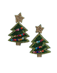 Beaded Christmas Earring SKER8529