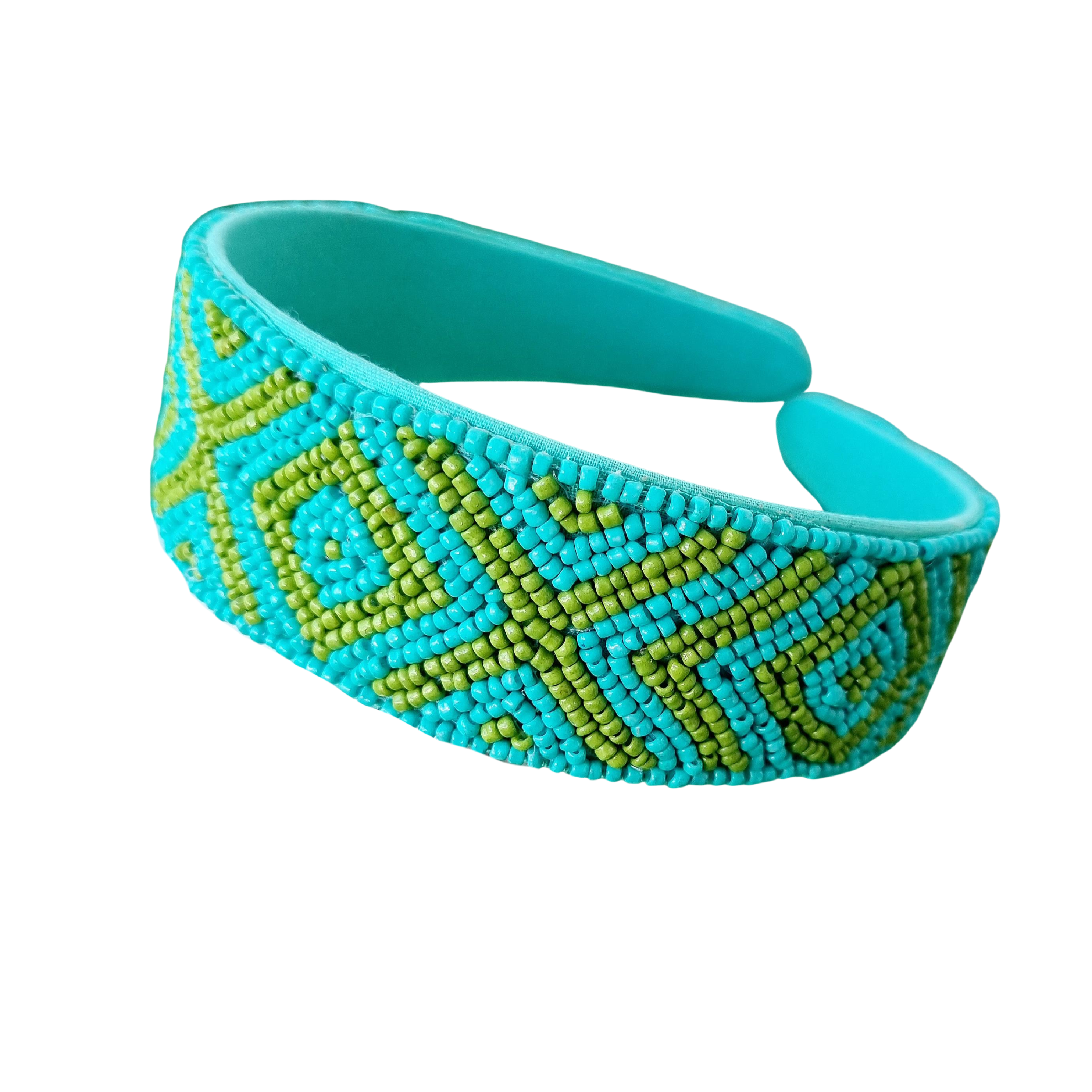 Beaded Headband SKHB7774BLUE