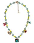 Beaded Charm Necklace STN16600