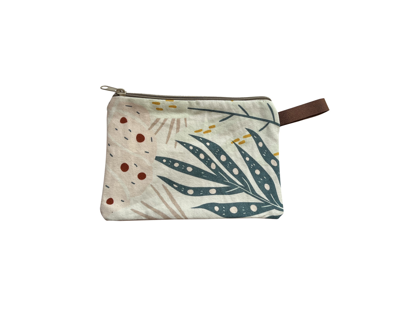 Fabric Coin Purse VE1395 Earthy Foliage