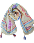 Pure Cotton Scarf VIS121YELLOW