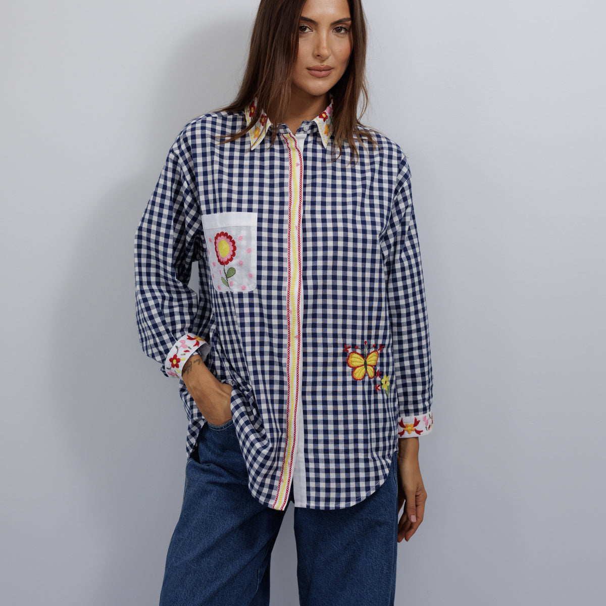 Pure Cotton Shirt Medium Large Z03ML