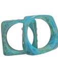 Resin Bangle Set Turquoise BR23TURQ
