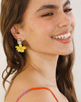 Eliana Flower Earring Yellow