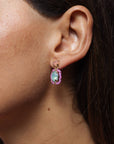 Statement Gem Earring Pink BW21046Pink