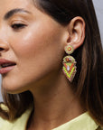 Beaded Statement Earring E35804