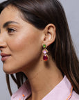 Beaded Statement Earring E35815