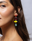Statement Gem Earring Multi EA0016MU