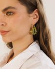 Leonora Gem Earring Green