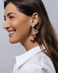 Beaded Christmas Earring GR9766