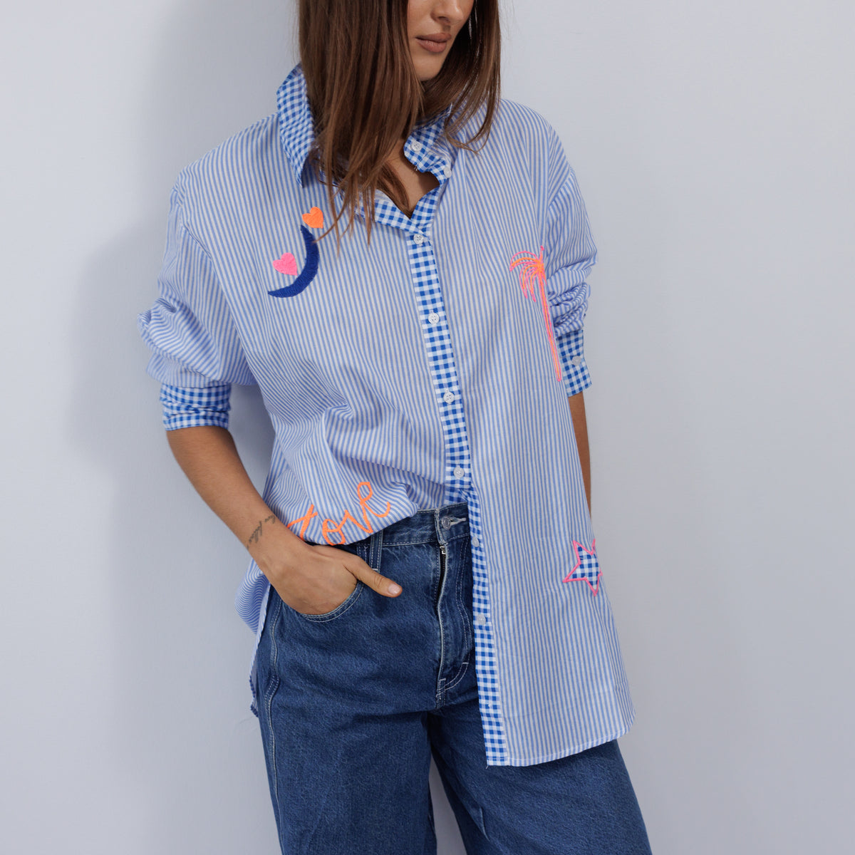 Pure Cotton Shirt Medium Large KS19022ML