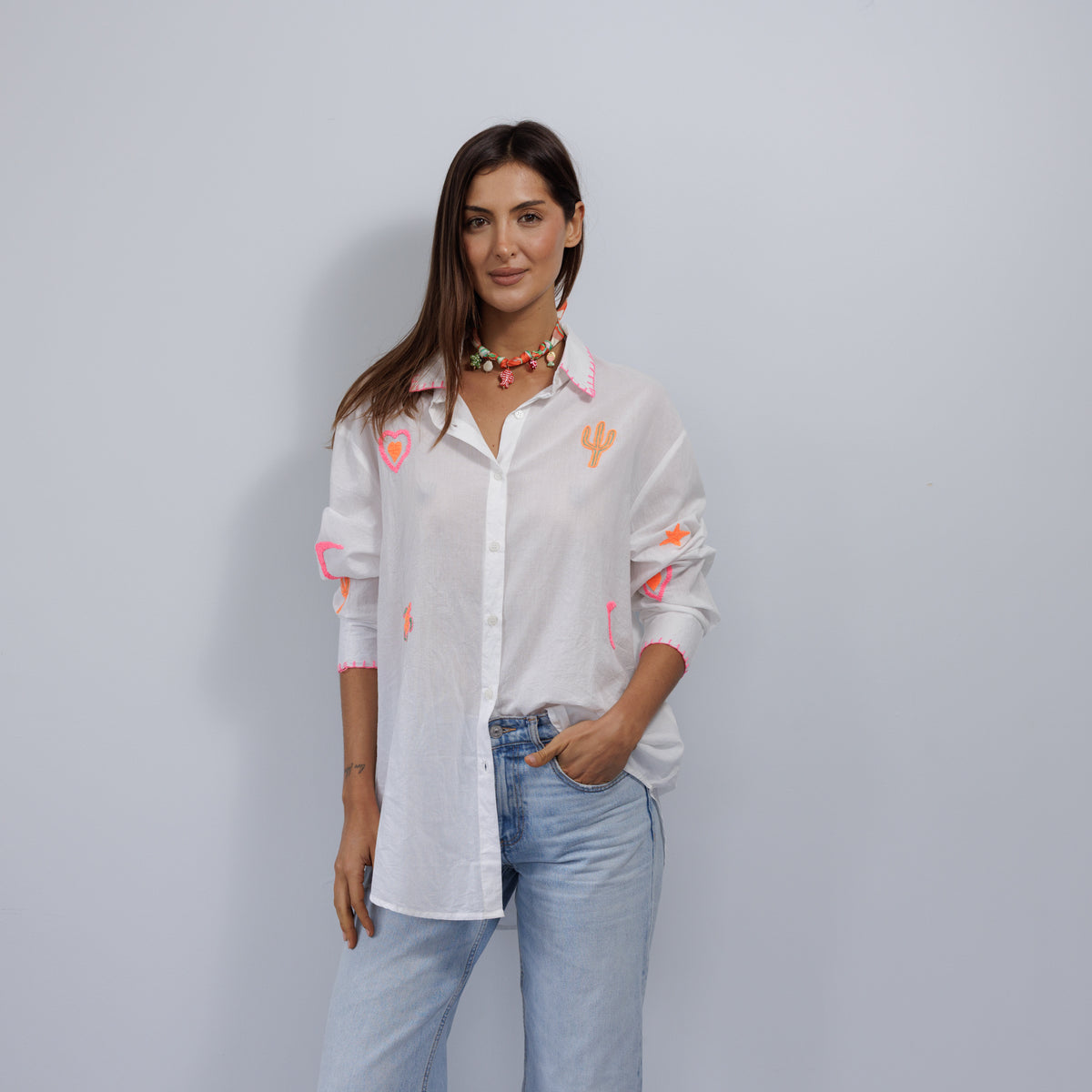Pure Cotton Shirt Medium Large KS2029ML