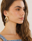 Laia Gold Beaded Earring